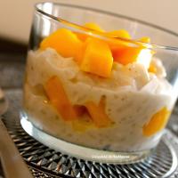 Riz au lait mangue