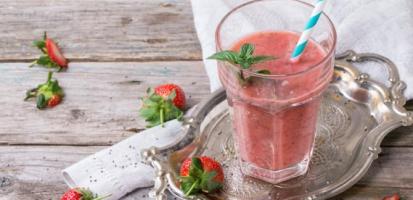 Smoothie fraises graines chia